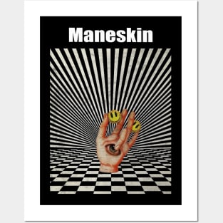 Illuminati Hand Of Maneskin Posters and Art